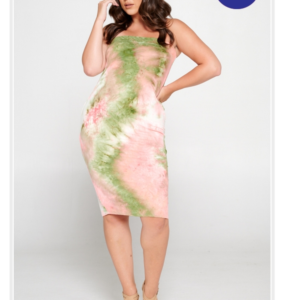 Strapless dress